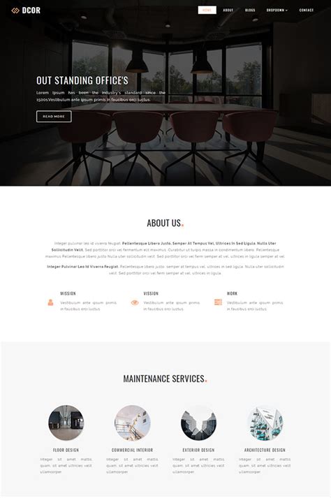 设计公司网站模板，html创意网站设计模板-17素材网