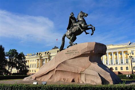 俄罗斯圣彼得堡彼得大帝布罗兹骑高清图片下载-正版图片506225350-摄图网