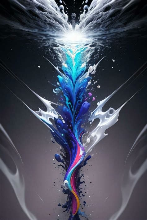 Abstract color splashes liquid background wallpaper 30001402 Stock ...