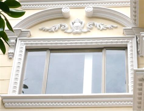 grc外墙窗套线条样品施工效果图，点击查看细节 - 柳州欧华建材公司