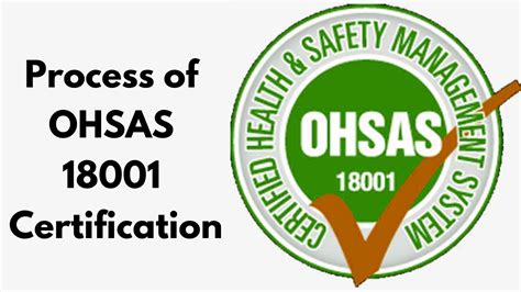 What is the process of OHSAS 18001 certification