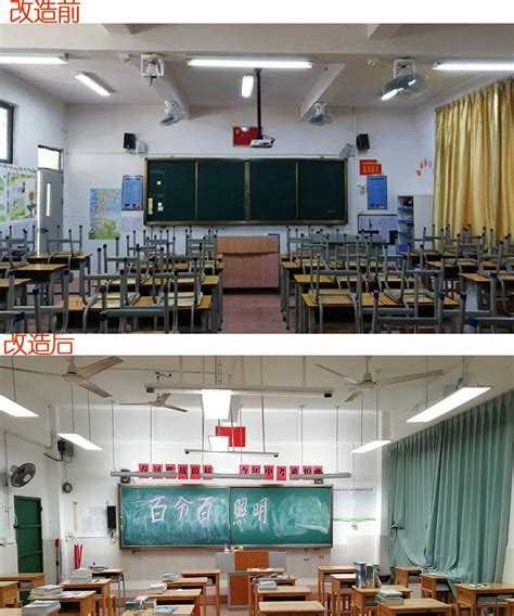 百分百照明-学校教室照明改造_教室护眼灯_广东led教室灯
