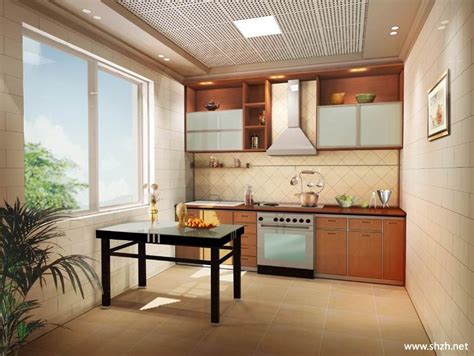 温馨厨房装修设计案例,让你爱上烹饪-爱空间装修效果图
