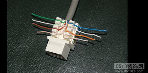 网络面板网线该如何接线网口板安装-百度经验