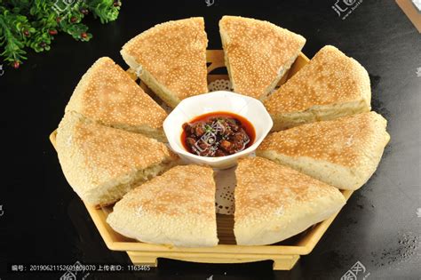 锅坎馍蘸酱,中国菜系,食品餐饮,摄影素材,汇图网www.huitu.com