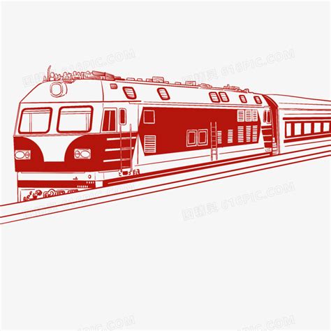 蒸汽式火车EPS素材免费下载_红动中国