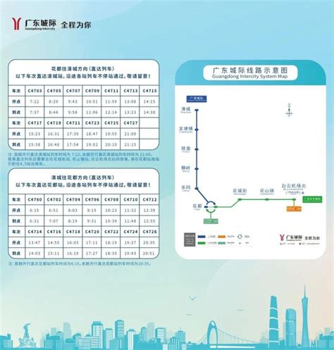 2021广清城际铁路3月微调- 清远本地宝
