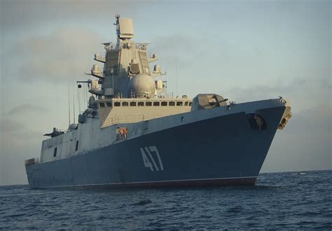 俄22350护卫舰，排水量与054A相当，但打击实效追赶052D|护卫舰|排水量|导弹_新浪新闻
