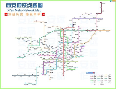 西安到咸阳地铁线路图,2021年西安地铁线路图,西安地铁14号线站点图(第3页)_大山谷图库