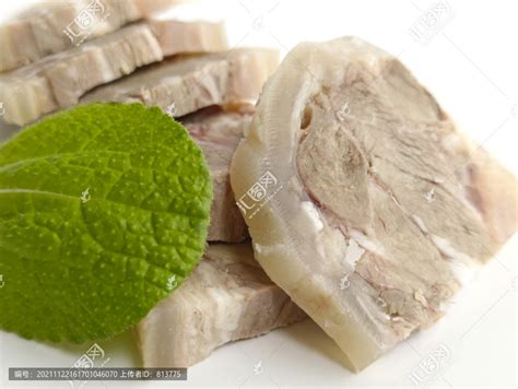 一片片白切羊肉,小吃美食,食品餐饮,摄影,汇图网www.huitu.com