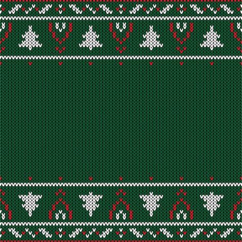 Premium Vector | Christmas knitted pattern.