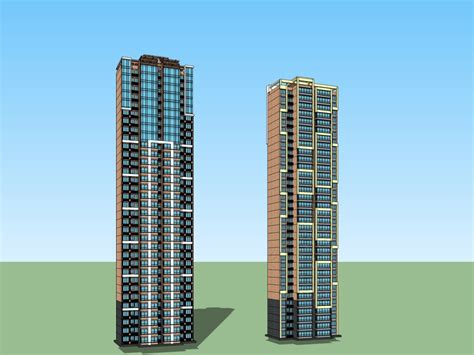 高层住宅，现代风格，33层 - archgo.cn