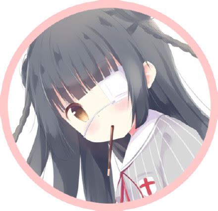 头像古风圆框女生动漫版