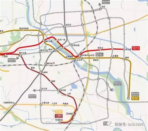 北京地铁线路图高清版（2035+ / 2025+ / 运营版） - 北京地铁 地铁e族