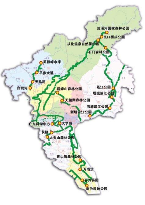 广州市各区地图图片
