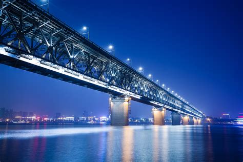 武汉长江二桥夜景风光图片素材_免费下载_jpg图片格式_VRF高清图片500901258_摄图网
