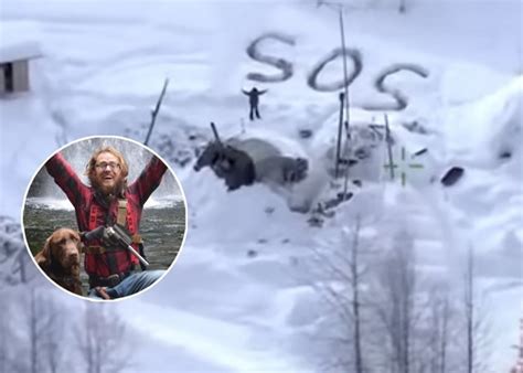 美国阿拉斯加州男子雪地荒野求生23天 靠画SOS成功获救 - 神秘的地球 科学|自然|地理|探索