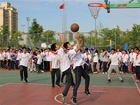 自信 活力 金水苑中学举办第五届学生活动节之3V3班级篮球对抗赛和投篮比赛