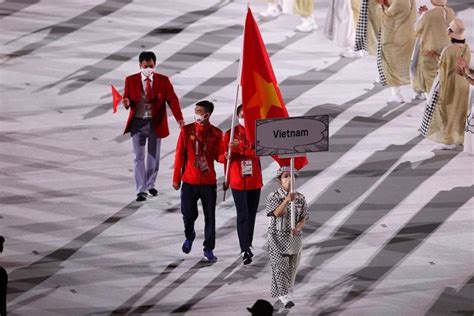组图：2020年东京奥运会开幕式中越南代表团入场仪式 | 体育 ...