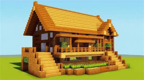 如何建造我的世界简易房子两层小别墅_我的世界_九游手机游戏