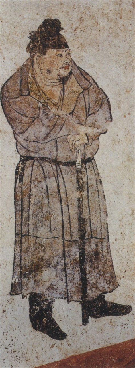 陕西省乾县唐章怀太子墓壁画观鸟捕蝉图年轻图片