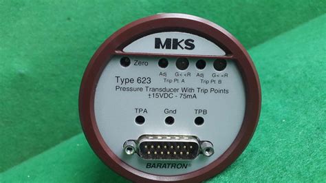 MKS 623A-14681 BARATRON CAPACITANCE MANOMETER, USED - GRANDBIRD