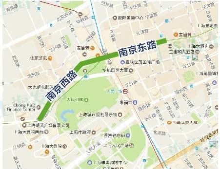 上海南京西路地图_