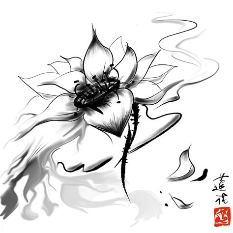 传统六瓣莲花纹样AI素材免费下载_红动中国