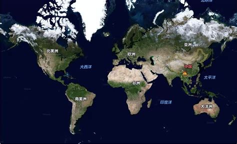 世界地图-（world map）中文版-世界电子地图-世界卫星地图,世界旅游地图