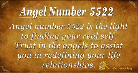 Angel Number 5522 Meaning: Finding Your Real Self - SunSigns.Org