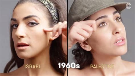 以色列与巴勒斯坦女性百年妆容变迁|巴勒斯坦|妆容|变迁_新浪新闻
