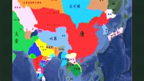 唐朝版图变化图片