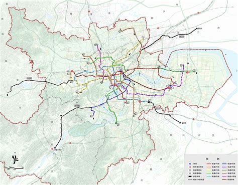 杭州地铁规划图下载-杭州地铁规划图2030终极版高清版 - 极光下载站