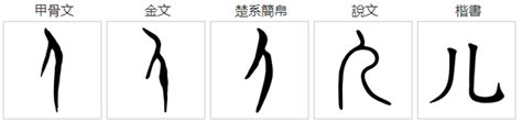 “儿” 的汉字解析 - 豆豆龙中文网