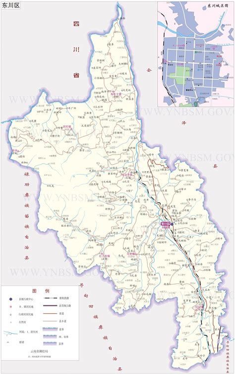 昆明市重点景点分布图+地形地图