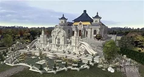 圆明园3D复原图：图三模仿的东海龙宫，最后一张让人唏嘘不已！