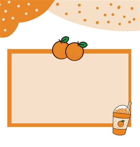 橘色格纹背景|手绘橘子汽水|可爱橘子|文艺|小清新|多行业通用模板-公众号模板-135平台