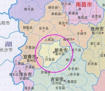 江西各市国土面积排行：赣州最大，新余最小，南昌仅排第七_抚州市