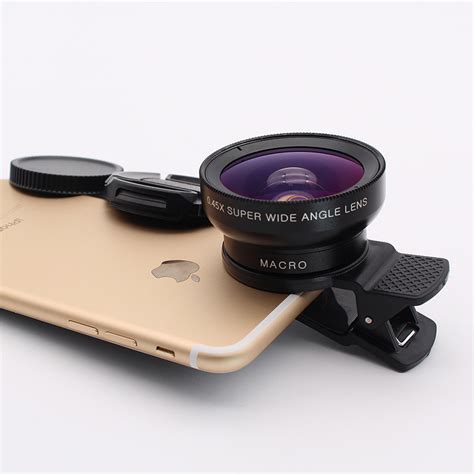 0.45x超广角+微距镜头手机单反外置摄像头52MM UV无畸变广角镜头-阿里巴巴