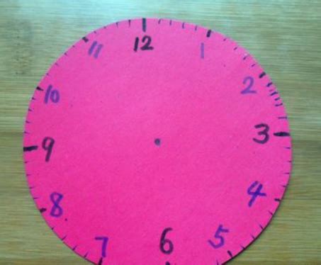 卡通时钟儿童diy手工制作钟表玩具材料包3-6岁幼儿园认识时间教具-淘宝网