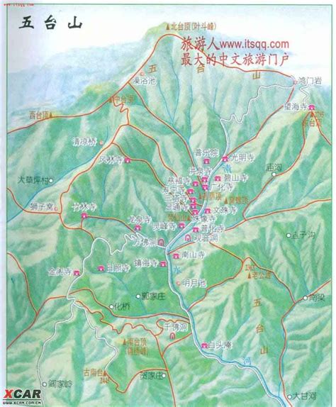 五台山路线图,景区,自驾游(第7页)_大山谷图库