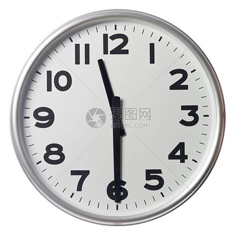 十一点半小时黑色白色时钟分针时间数字高清图片下载-正版图片320492951-摄图网