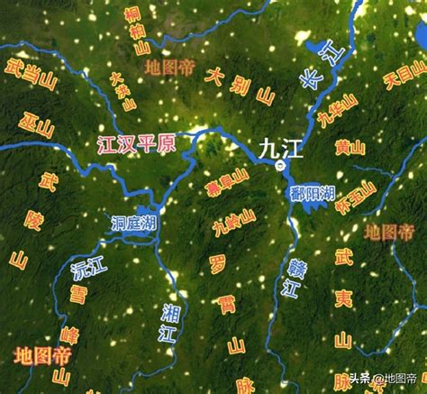 九江地图高清版大图（九江为何叫九江）-微赚云博客