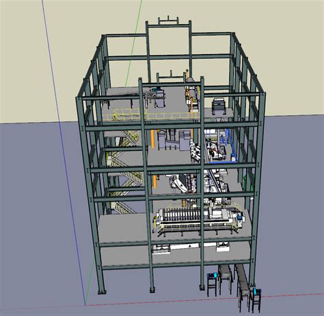 现代工厂-sketchup模型_sketchup模型库_建E室内设计网!