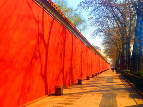 下雪的故宫红墙白雪历史古建摄影图高清摄影大图-千库网