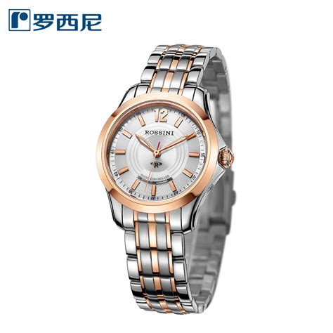 罗西尼(ROSSINI)手表不锈钢表壳不锈钢表带石英表5579&5580(一口价)_罗西尼