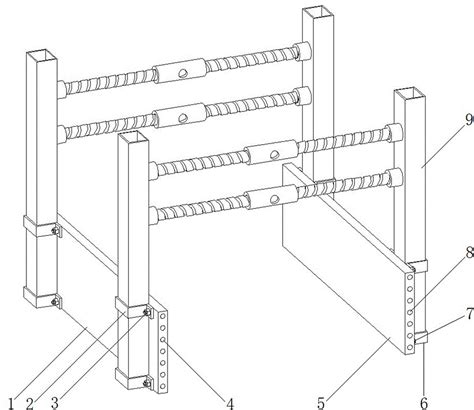 用于矩形路混凝土硬路肩施工的自锁式模板的制作方法