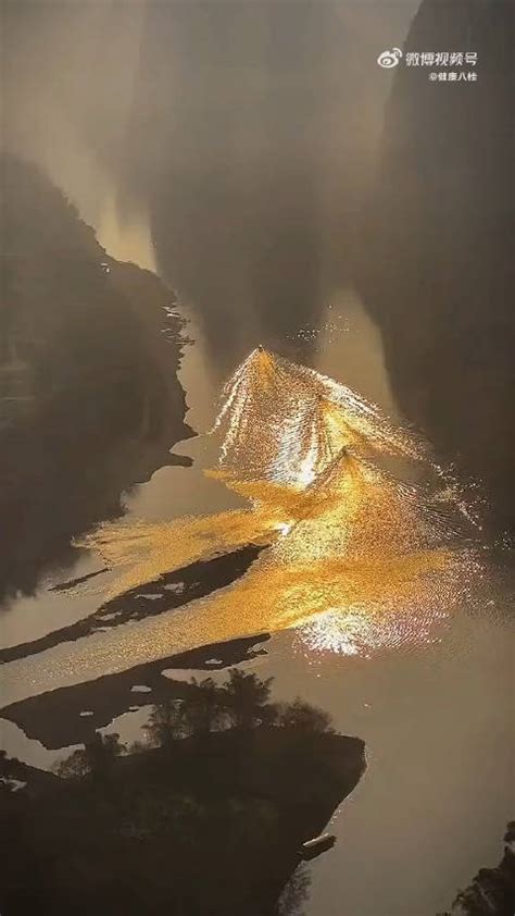 美到不知如何形容的广西山水：浮光跃金如同金凤凰一般！|广西_新浪新闻