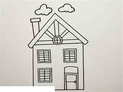 简笔画系列 | 9张图教你画81个小房子，超简单！_早教启智_什么值得买