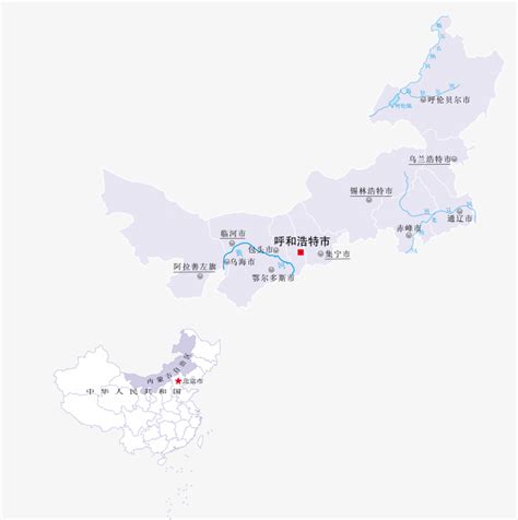 内蒙古地图高清版图片
